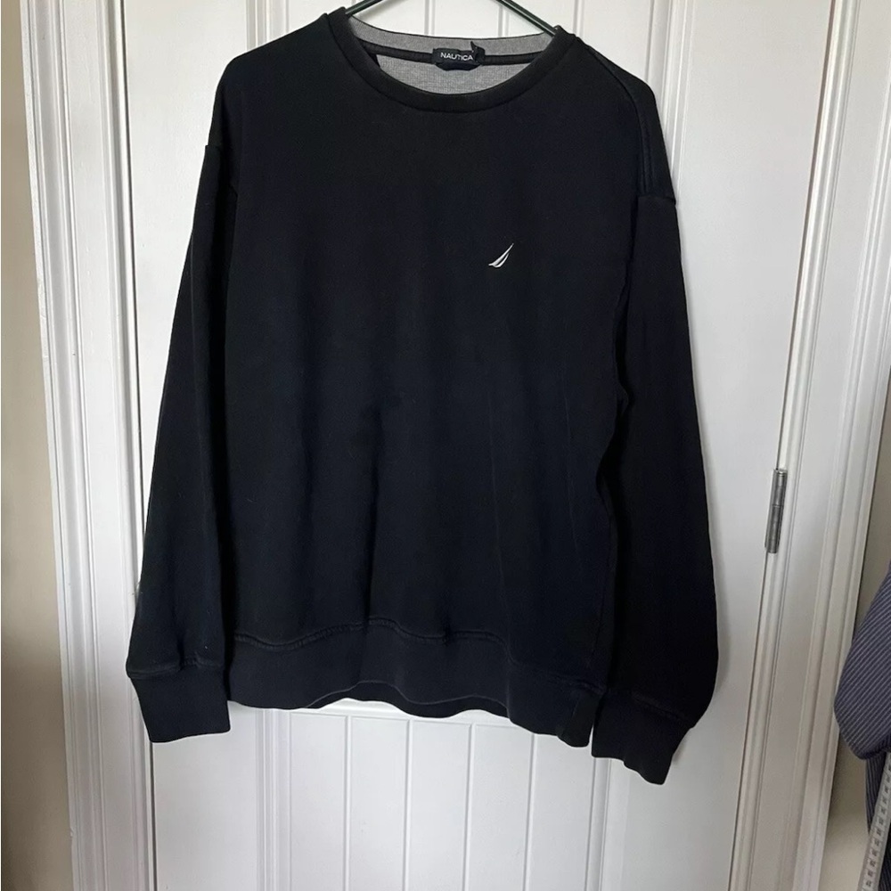 Nautica Men's Black Sweater vtg